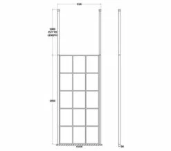 Hudson Reed Black Frame Shower Screen And Ceiling Post -Duravit Sales Shop M700 2022 1 21 8 30 33 686