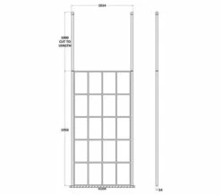 Hudson Reed Black Frame Shower Screen And Ceiling Post -Duravit Sales Shop M700 2022 1 21 8 31 27 932