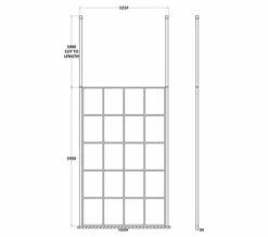 Hudson Reed Black Frame Shower Screen And Ceiling Post -Duravit Sales Shop M700 2022 1 21 8 33 10 646