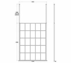 Hudson Reed Black Frame Shower Screen And Ceiling Post -Duravit Sales Shop M700 2022 1 21 8 37 43 479