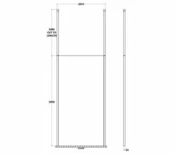 Hudson Reed Walk-In Wetroom Screen With Chrome Ceiling Post -Duravit Sales Shop M700 2022 1 21 9 43 1 796