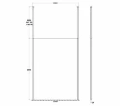 Hudson Reed Walk-In Wetroom Screen With Chrome Ceiling Post -Duravit Sales Shop M700 2022 1 21 9 48 30 820