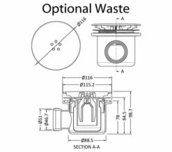 Hudson Reed Pearlstone 40mm Slimline ABS Acrylic Rectangular Shower Tray -Duravit Sales Shop M700 2022 10 1 7 38 13 624