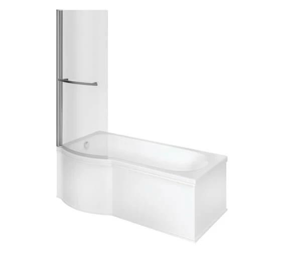 Joseph Miles Destry P-Shape 0 Tap-Hole Shower Bath Pack 1 Joseph Miles Destry P-Shape 0 Tap-Hole Shower Bath Pack