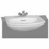 VitrA Serenada 565 X 485mm White Semi-Recessed Washbasin