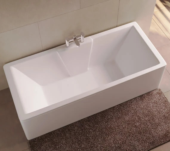Aqua Legend Square Single Ended Standard White Bath - Sizes Available 1 Aqua Legend Square Single Ended Standard White Bath - Sizes Available