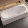 Cleargreen Verde Rectangular Double Ended White Bath 1800 X 800mm Round