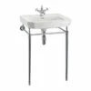 Burlington Victorian 610mm White Large Basin And Wash Stand