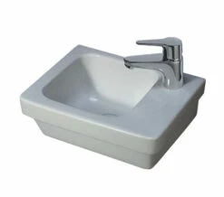 Essential IVY Slimline Wall Hung Basin With 1 Tap Hole On Right Hand