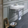 Burlington Edwardian 610mm White Large Basin And Washstand