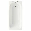 Kaldewei Eurowa 1400 X 700mm Single Ended Steel Bath White - 2TH