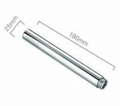 IMEX Levo Chrome Single Function Brass Shower Handset - KI036 -Duravit Sales Shop M700 2022 11 22 9 18 27 57