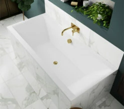 Hudson Reed Asselby Square 1700mm Double Ended Eternalite Acrylic Bath