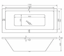 Joseph Miles Tuscany 1700mm Double Ended Whirlpool Bath -Duravit Sales Shop M700 2022 2 24 12 58 58 40
