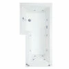 Joseph Miles Block L-Shaped Whirlpool Bath With Front Panel