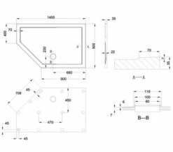Britton Zamori Offset Pentangle White Shower Tray -Duravit Sales Shop M700 2022 3 10 12 59 33 704