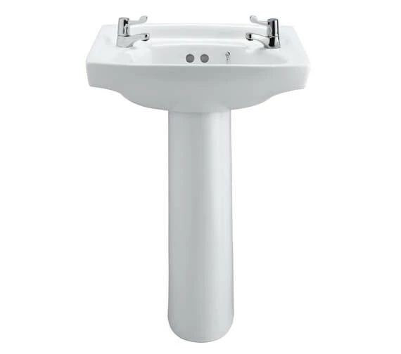 Armitage Shanks Sandringham 21 Royalex White Basin - 2 Taphole 1 Armitage Shanks Sandringham 21 Royalex White Basin - 2 Taphole