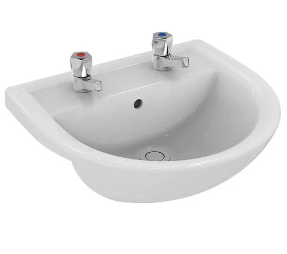 Armitage Shanks Sandringham 21 Fresh Look Semi-Countertop Basin 50cm With 1 Tap Hole 3 Armitage Shanks Sandringham 21 Fresh Look Semi-Countertop Basin 50cm With 1 Tap Hole - Image 3
