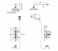 Burlington Trent Dual Outlet Concealed Thermostatic Valve With Shower Set -Duravit Sales Shop M700 2022 3 9 11 5 16 356