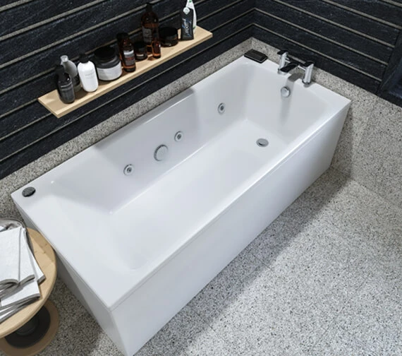 Joseph Miles Rockall Beauforte Reinforced Single Ended 6 Jet Whirlpool Bath White 1 Joseph Miles Rockall Beauforte Reinforced Single Ended 6 Jet Whirlpool Bath White