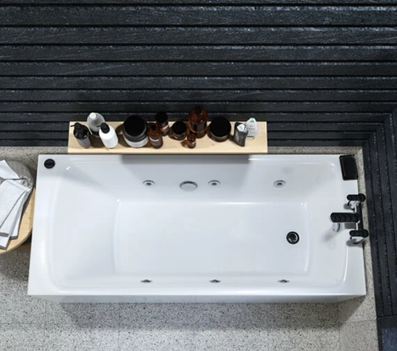 Joseph Miles Rockall Beauforte Reinforced Single Ended 6 Jet Whirlpool Bath White 6 Joseph Miles Rockall Beauforte Reinforced Single Ended 6 Jet Whirlpool Bath White - Image 6