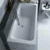 Joseph Miles Portland Double Ended Rectangular White Bath - 5mm Acrylic