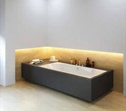 Joseph Miles Biscay Double Ended Straight Edge 5mm Acrylic White Bath -Duravit Sales Shop M700 2022 4 19 11 20 18 272