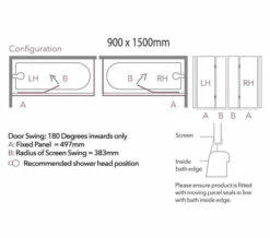 Merlyn MB7 Two Panel Hinged Bath Screen -Duravit Sales Shop M700 2022 5 12 7 43 53 988