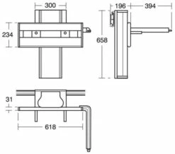 Armitage Shanks Care Plus Electric Washbasin Bracket Vertical And Horizontal Adjustment -Duravit Sales Shop M700 2022 5 21 11 43 33 823
