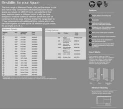 Merlyn Ionic Shower Wall Glass Panel - Available With Choice Of Many Combinations -Duravit Sales Shop M700 2022 5 24 8 22 17 703