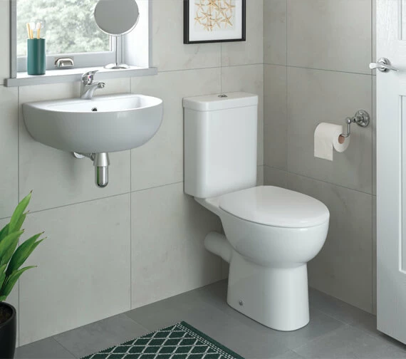 Joseph Miles Liven 1 TH 450mm X 400mm Cloakroom Basin With Bottle Trap 1 Joseph Miles Liven 1 TH 450mm X 400mm Cloakroom Basin With Bottle Trap