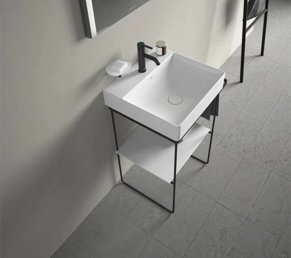 Duravit DuraSquare 500mm Furniture Washbasin 6 Duravit DuraSquare 500mm Furniture Washbasin - Image 6