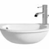 Joseph Miles Space Saver 490mm X 355mm 1 TH Semi Recessed Basin