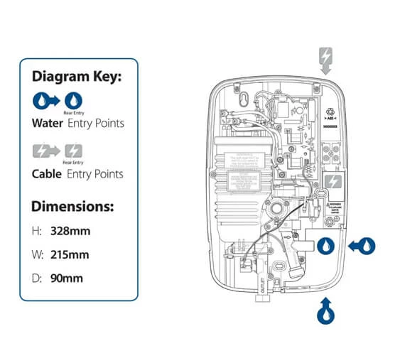 Triton Danzi DuElec Electric Shower 2 Triton Danzi DuElec Electric Shower - Image 2