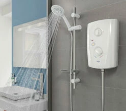 Triton White T80 Pro-Fit Electric Shower Set -Duravit Sales Shop M700 2022 5 7 8 55 2 900