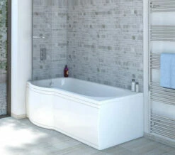 Trojan Concert P Shaped Encapsulated Baseboard Shower Bath White 5 Trojan Concert P Shaped Encapsulated Baseboard Shower Bath White -Duravit Sales Shop M700 2022 6 16 11 16 11 591