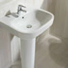 Roca Debba White Minimalist Design Wall Hung Basin