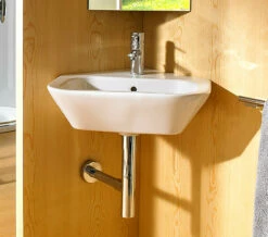 Roca Nexo White Corner Basin 500mm Wide