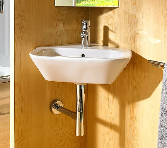 Roca Nexo White Corner Basin 500mm Wide 1 Roca Nexo White Corner Basin 500mm Wide