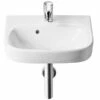 Roca Debba White 350 X 300mm Wall Hung Basin With 1 Tap Hole