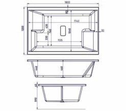 Trojan Amare 1800 X 1200mm Superdeep Double Ended Inset Bath White -Duravit Sales Shop M700 2022 6 24 8 12 49 528