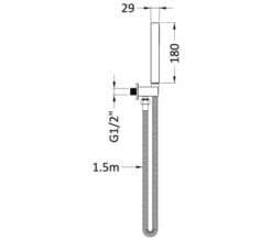 Hudson Reed Square Shower Handset Kit With Outlet Elbow -Duravit Sales Shop M700 2022 6 28 10 14 56 627
