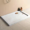 Mira Flight Low White Rectangle Shower Tray