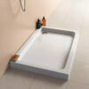 Mira Flight Rectangular Shower Tray White With Waste