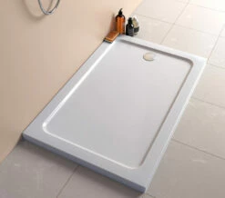 Mira Flight Safe Rectangle Shower Tray White