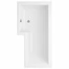 Trojan Elite L Shaped 1675 X 700-850mm Encapsulated Baseboard Shower Bath