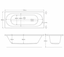 Trojan Cascade Double Ended Encapsulated Baseboard Bath White -Duravit Sales Shop M700 2022 7 20 10 26 30 431