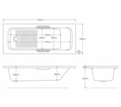Trojan Granada II Single Ended 5mm Acrylic Bath With Twin Grip - 2th 6 Trojan Granada II Single Ended 5mm Acrylic Bath With Twin Grip - 2th -Duravit Sales Shop M700 2022 7 22 10 23 20 96