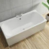 Duravit Happy D2 Built-In Bath With Support Feet