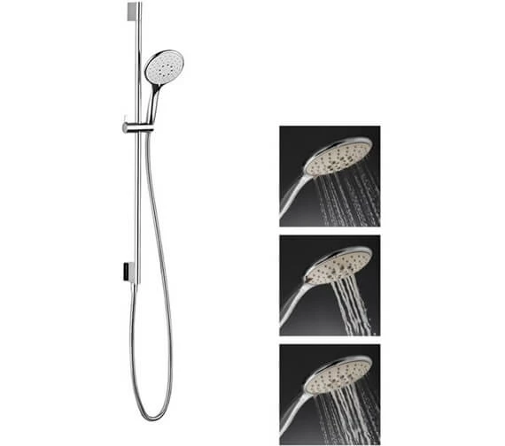 Crosswater Svelte Chrome Premium Shower Kit 3 Crosswater Svelte Chrome Premium Shower Kit - Image 3